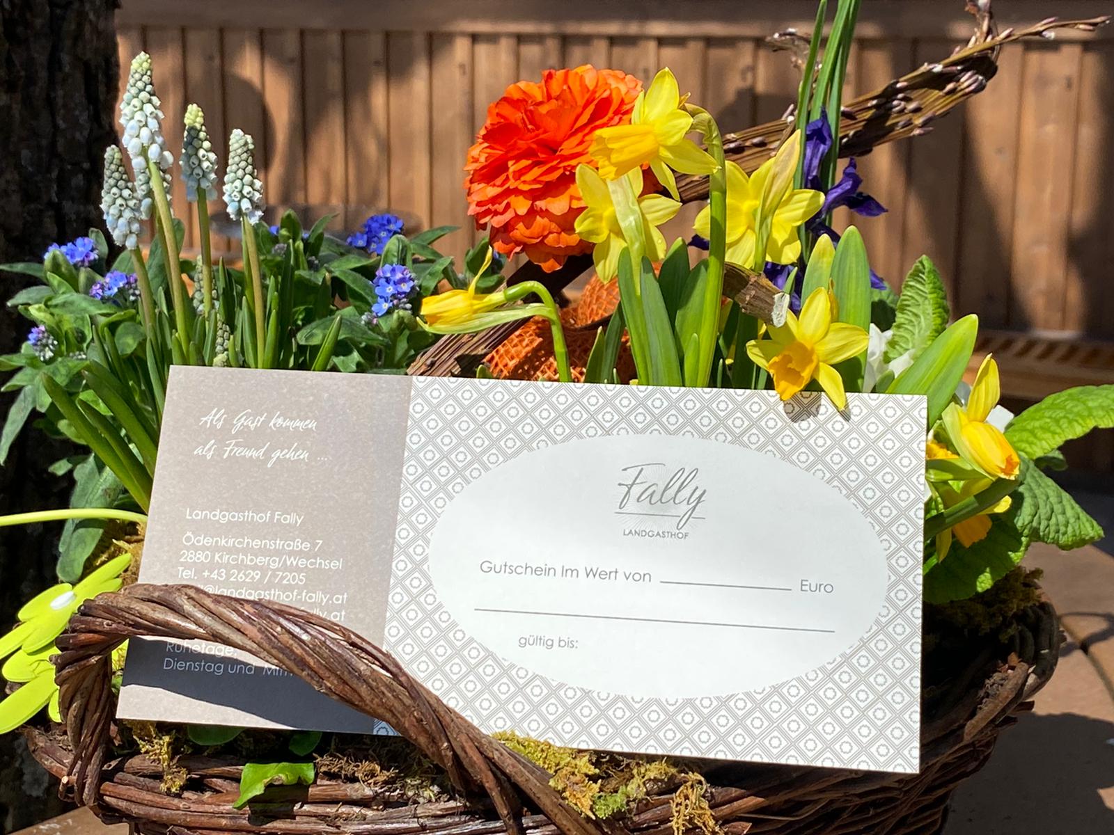 Gutscheine schenken | Lndgasthof zum Fally | cFally
